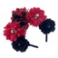 Woke Witch Rose Headband Trang phục phù thủy Halloween Skull và Dark Flower cho chương trình trực tiếp