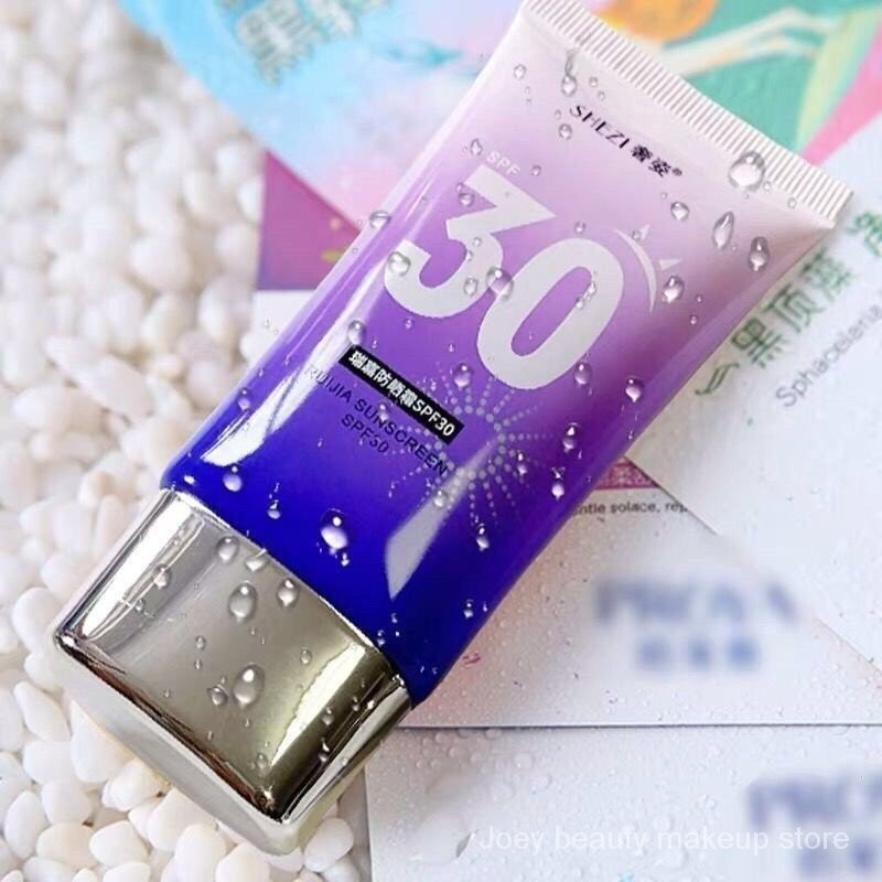 SHEZI Sunscreen Cream Base 2 In 1 Facial Anti-Ultraviolet Student SPF30 PUCG Face Sunscreen Sun Care SVD4