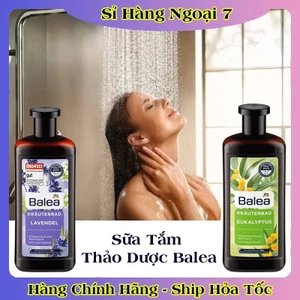Sữa tắm thảo dược Balea 500ml - Hỗ trợ giải cảm, thư giãn cơ thể của Đức