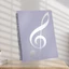 Thư mục đựng nhạc Piano FUZOU, Bìa kẹp nhạc nhiều lớp 40 trang tháo rời, Bìa hợp xướng vừa kích thước A4 ghi chú linh hoạt