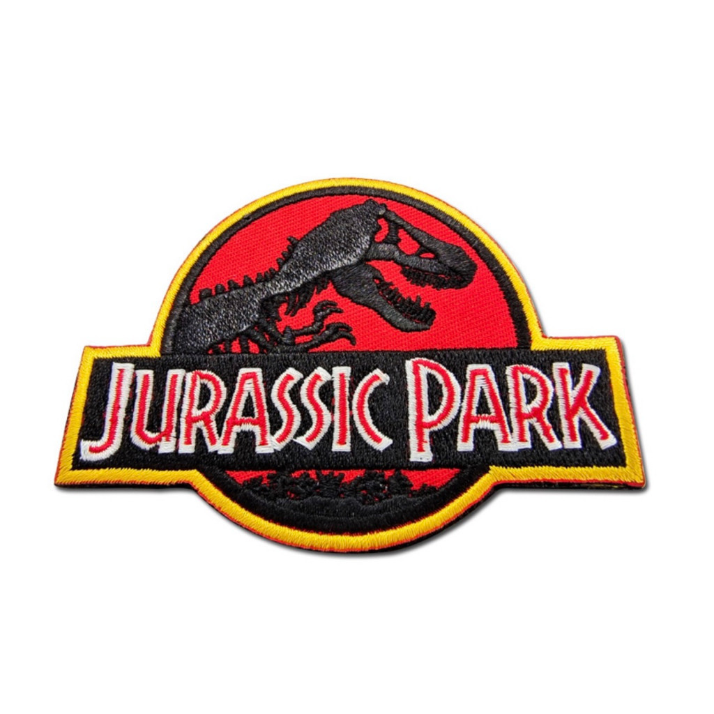 Patch_miếng dán velcro vải Jarussic Park công viên khủng long _retro