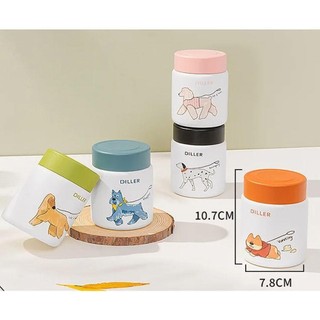 Cốc cách nhiệt BRIGHTF66, Bình nước giữ nhiệt bằng thép không gỉ 316 sáng tạo, Hộp cơm trưa cách nhiệt dễ thương dung tích lớn