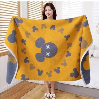 Khăn tắm Cotton nguyên chất hấp thụ nước cao cấp Thân thiện với da mềm mại 70X140cm