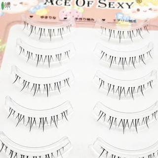 Lông mi giả dưới thực tế 5 cặp Hiệu ứng 3D Mềm mại Thoải mái Không gây kích ứng Lông mi