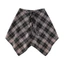 Pealike Unisex Punk Checkerer Lớp Bọc Váy Không Đều Xếp Ly Tạp Dề Váy Buộc Một Dòng Hông Khăn Overskirt Áo E