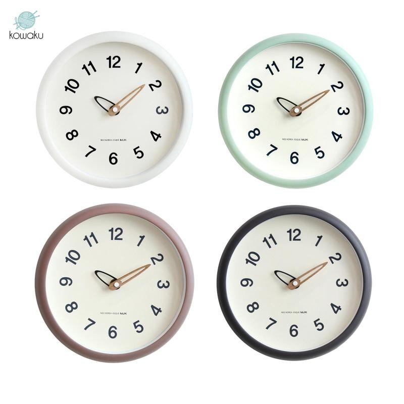Đồng hồ treo tường 10 inch kohaku Đồng hồ trang trí không đánh dấu cho phòng trẻ em Quán cà phê tại nhà