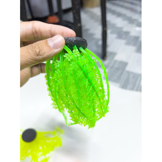 Rong Hải Quỳ Dạ Quang Trang Trí Bể Cá Cảnh, Thủy Sinh (Cao 10cm) (Mẫu Ngẫu Nhiên)