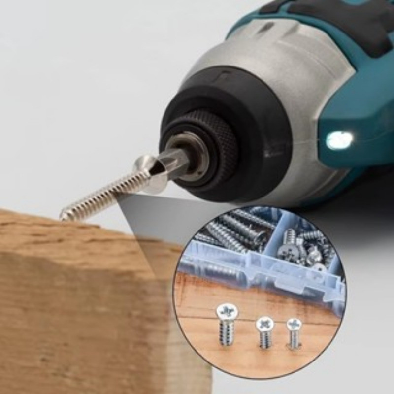 [Đặc sắc] 10-800 Ốc vít tự khai thác bằng thép Carbon - Chốt sửa chữa nội thất - Móng tay tự khoan - Phụ kiện phần cứng - Độ cứng mạnh, bền, chống gỉ