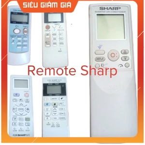 Remote máy lạnh Sharp nhiều loại ( tặng cặp pin ) / Điều khiển máy lạnh Sharp