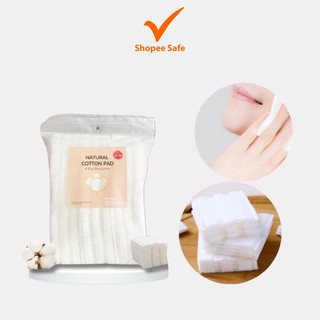 Bông tẩy trang Natural Cotton Pads 222 miếng tự nhiên mẫu mới siều mềm siêu dày