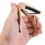 CHEESELY Guitar Capo, Bộ phận đàn guitar điện hạt gỗ Thay đổi nhanh Chìa khóa kẹp, Chuyên nghiệp Hợp kim nhôm phổ thông Điều chỉnh tông màu đàn guitar điện