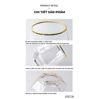 CỐC THỦY TINH LỤC GIÁC BUNA| LY TT CHỊU NHIỆT CAO CẤP | Ly thủy tinh, kích thước 6x9x5cm