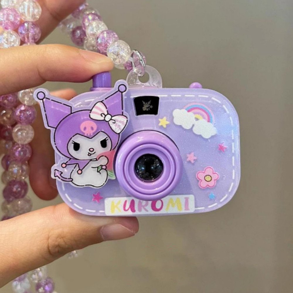 Sweet Sanrio Camera Mô Hình Vòng Cổ Kuromi Elsa Máy Chiếu Nhỏ Cổ Treo ...