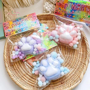 Sammi1 Handmade Flocking 's Paw Giảm Căng Thẳng Mochi Phục Hồi Chậm Quà Tặng Tiệc Sinh Nhật Mới VN