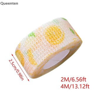 Queenten 2M / 4M Móng Tay Bảo Vệ Ngón Tay Dễ Thương Flex Chống Tia UV Không Dệt Dụng Cụ Làm Móng Tay Bọc Thoáng Khí Băng Tự Dính Cung Cấp Thể Thao QT