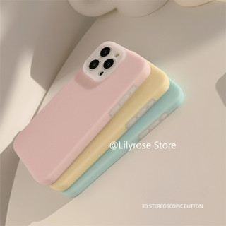 Ốp Điện Thoại Jelly Liquid Cho iPhone 16 15 14 13 12 Pro Max Vỏ Apple iPhone 11 16 Plus Chống Rơi Đơn Giản Hồng Vàng Xanh Dương