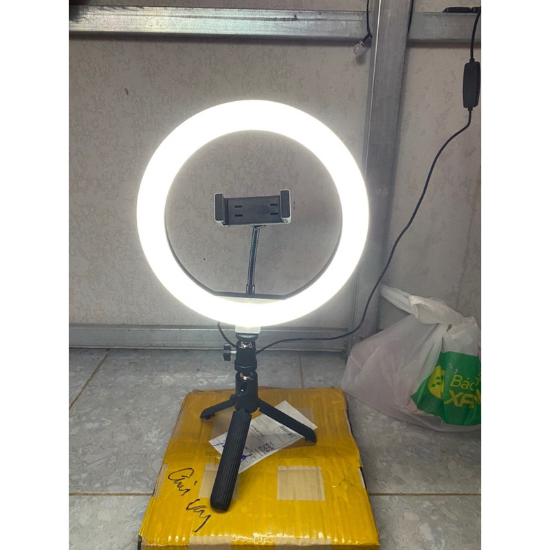 Bộ sản phẩm Đèn Livestream Size 26cm, 30cm Để Bàn, Make Up Trang Điểm, Chụp Ảnh, Bán Hàng Online,Bảo Hành 2 năm.