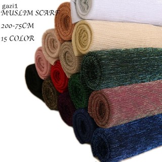 [Gazi1] 1 Khăn Lấp Lánh Nữ Hồi Giáo Shimmer Hijab Nhăn Khăn Choàng Sáng Bóng Khăn Trùm Đầu Hồi Giáo Mỏng Trong Suốt Phụ Kiện Dự Tiệc Boutique