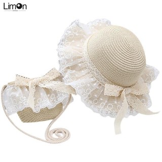 Mũ Cói Đi Biển Chống Nắng Thoáng Khí Thời Trang Mùa Hè Dành Cho Bé