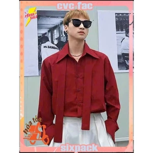 Áo Sơ mi Tay dài Style LITH in Red IBENCLOTHINGI Unisex