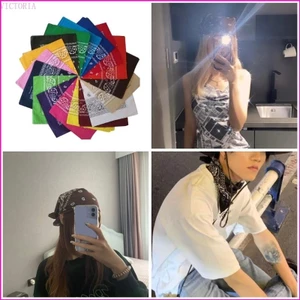 Vic Khăn ngoài trời đa năng Bandanas đầu, tay cotton hip hop cho nữ, bé trai, bé gái