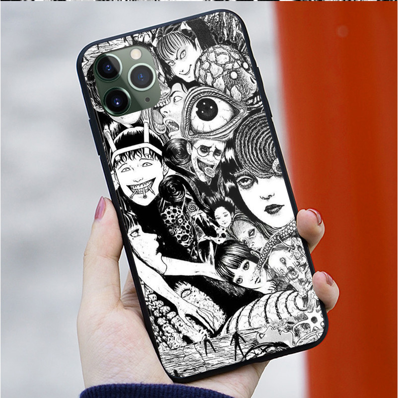 Junji ito Tomie Tees 01 Vỏ Điện Thoại Kính Cường Lực Cho IPhone 15 14 13 12 11 Pro XS Max Plus Mini X XR 8 7 6s SE2 / 3