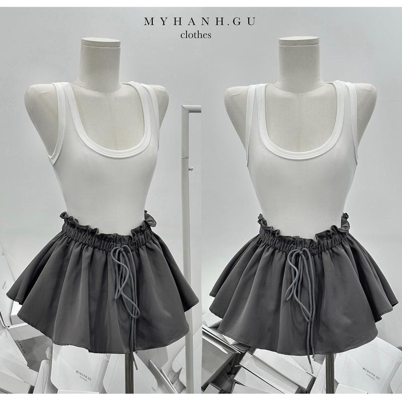 Quần váy dáng phồng baby siêu cưng bên trong có quần bí ( 0Q14)- MYHANHGU