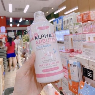 Sữa Tắm Alpha Arbutin Dưỡng Trắng Da Mờ Thâm 3 Plus Collagen Bath Cream Thái Lan