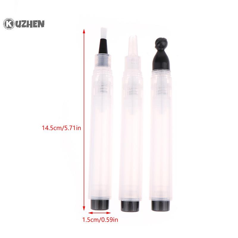Kuzhen 7ml Đáy ép Rotag Bút chân không Du lịch Chai rỗng Bàn chải tái sử dụng / Silicone / Bút chân không đầu bóng cho nền lỏng HOT