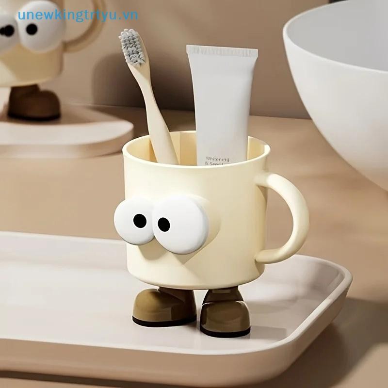 Unewtyu 1 Cái Cốc Nước súc Miệng Hộ Gia Đình Bàn Chải Đánh Răng Cốc Cặp Đôi Cô Gái Bàn Chải Đánh Răng Cốc Hoạt Hình Dễ Thương Cốc Rửa Chống Rơi VN