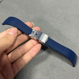 Cho 20 Mm Blackbay58 Dây Đeo Tudor Dây Đeo Đồng Hồ Bướm Khóa Cao Su Đen Dây 58 Đa Năng Nam Nữ