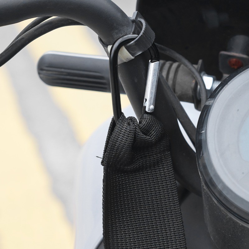 Móc Carabiner đa năng thực tế - Dây buộc cáp có thể điều chỉnh độ nhớt cao - Dây đeo lưu trữ ngoài trời bằng hợp kim nhôm