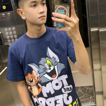 Áo Thun DSQ Tom Và Jely KCloset Áo Phông Cotton Dày Dặn Dáng Rộng Nam Nữ NA927