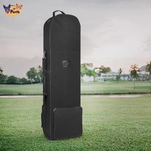 Túi Du Lịch Golf Vải Oxford Túi Hàng Không Di Động Có Thể Gập Lại Dung Tích Lớn Bảo Vệ Câu Lạc Bộ Golf Du Lịch Có Bánh Xe