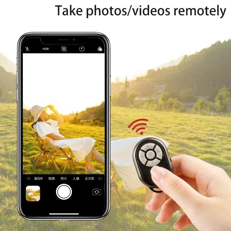 Điều khiển từ xa Bluetooth đa năng cho Tittok IPhone Xiaomi Redmi Samsung Điện thoại di động Selfie Stick Bộ điều khiển Camera Bluetooth