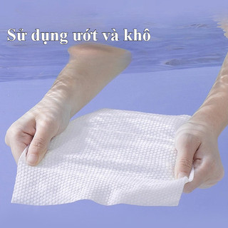 Khăn Giấy Đa Năng 100 Tờ, Cotton Mềm, Tẩy Trang & Lau Mặt, Tiện Lợi Khi Du Lịch, Không Kích Ứng