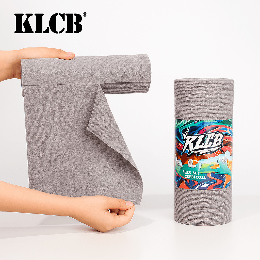 Khăn Lau Xe KLCB Dạng Cuộn Xé 24 Cái – Microfiber Siêu Mịn – Tiện Lợi Tái Sử Dụng