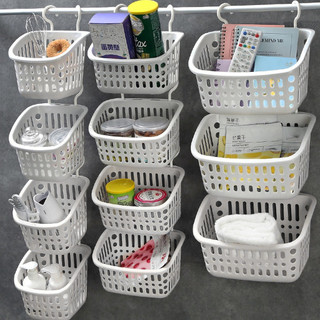 Giỏ Nhựa Móc Đa Năng - Giá Đỡ Phụ Kiện Tắm Phòng Tắm - Dụng Cụ Treo Bàn Chải & Bọt Biển Nhà Bếp
