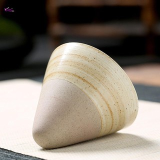 Cốc cà phê hình nón cổ điển Cốc trà gốm thô Nhật Bản dành cho các cuộc họp gia đình