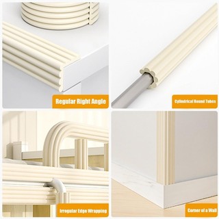 Dải bảo vệ góc bàn tự dính - Băng cản xốp chống va chạm cho bé - Băng sửa chữa đường viền