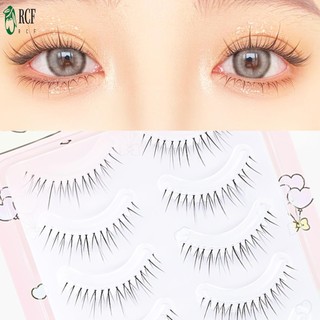 Clear Band Cosplay Manga Mi Búp Bê Mắt Tự Nhiên Châu Á Lông Mi Giả Cho Công Sở Sinh Nhật Tiệc Du Lịch