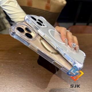 Ốp Từ Tính Chống Sốc Trong Suốt Cho iPhone 16 Pro Max 15 14 13 12 Pro Max 16e Siêu Mỏng Chống Trầy Xước 4 Góc Ốp Lưng Bảo Vệ Vỏ TPU