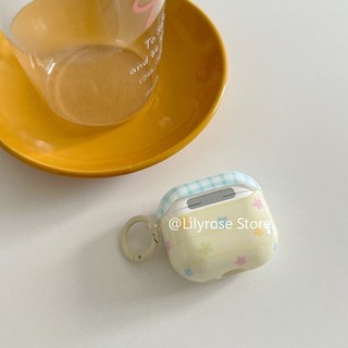 Ốp Hoa Dopamine Màu Vàng Cho AirPods 4 [2024] AirPods Pro2 Pro 3 2 1 Apple Tai Nghe Không Dây Bảo Vệ Tai Nghe Y2K Girl