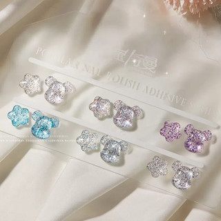 Baoshiman Bong Bóng Trà Đá Kim Sa Lấp Lánh Series Gel Móng Tay Siêu Flash Nhiều Màu Sắc Sequin Đóng Hộp Quang Trị Liệu Keo Móng Tay Nghệ Thuật Làm Móng Tay Cho Tiệm Móng Tay