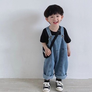 Mùa Xuân Phong Cách Mới Trẻ Em Quần Lót Denim Phiên Bản Hàn Quốc Bé Trai Bé Gái Quần Jean Rời Cho Bé Quần Dài