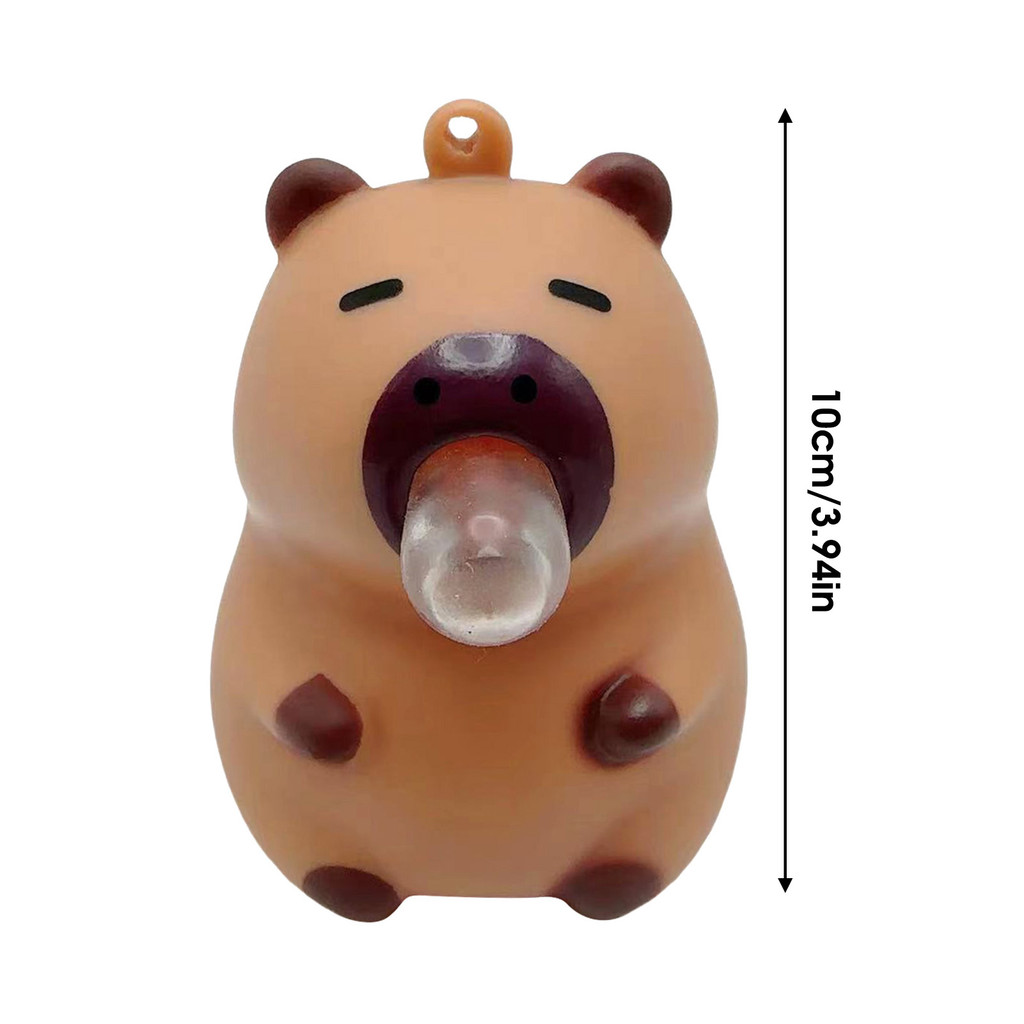 Capybara Chống Căng Thẳng Bóp Móc Chìa Khóa Mềm Không Độc Hại Đồ Chơi Giải Nén Mới Lạ Để Giảm Căng Thẳng Từ Làm Việc Học Tập