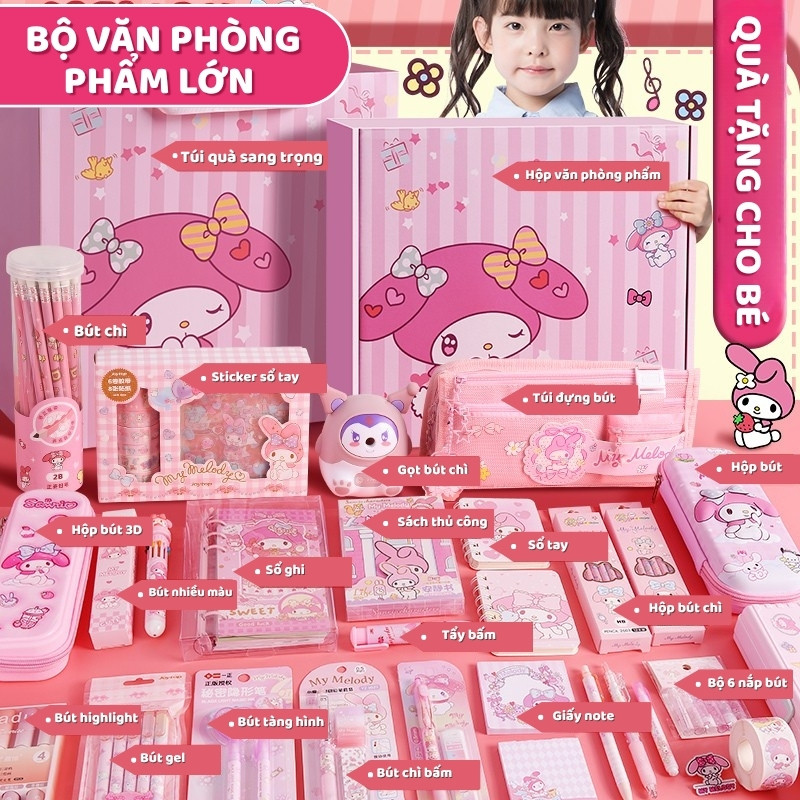 Set Quà Hoạt Hình Tốt Nghiệp Quà Sinh Nhật Dễ Thương Văn Phòng Phẩm Quốc Tế Thiếu Nhi 1/6 Cho Học Sinh