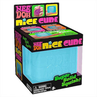 NeeDoh Nice Cube -Sensory Squeeze Toy with Super Solid Squish
