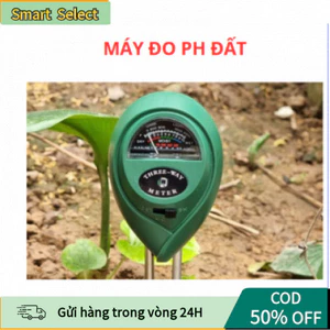 【COD】Máy Đo Độ PH Đất 3 Trong 1 – Đo pH, Độ Ẩm, Ánh Sáng, Dụng Cụ Làm Vườn Trồng Cây Nông Nghiệp