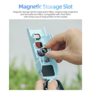 Dành Cho DJI Osmo Pocket 3 Vỏ Bảo Vệ Túi 3 Thân Lọc Lưu Trữ Nắp Trên Vỏ Bảo Vệ Bao Da